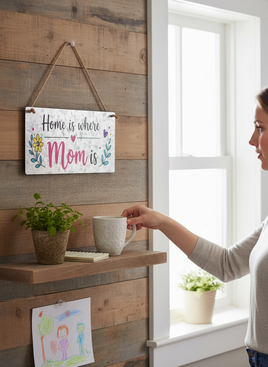 Home is where mom is sign