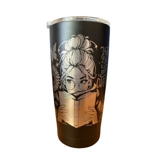 Just one more chapter tumbler 18.5 oz