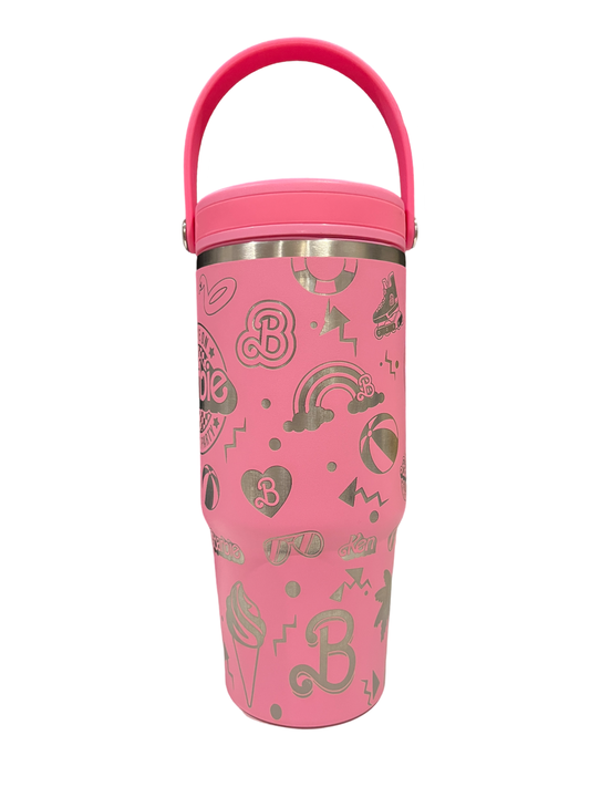 Barbie tumbler 20oz pink color