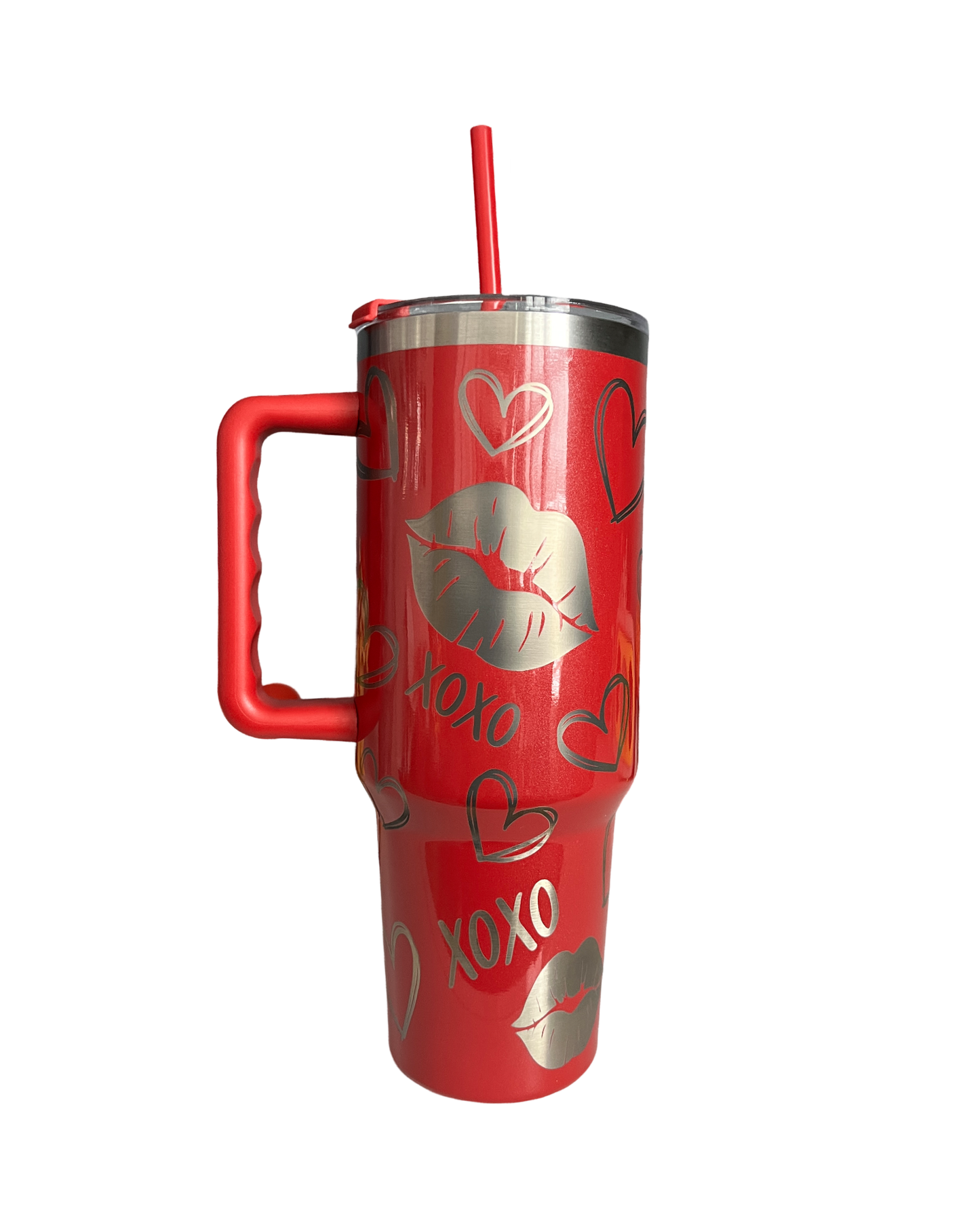 Xoxo tumbler 40oz Red color