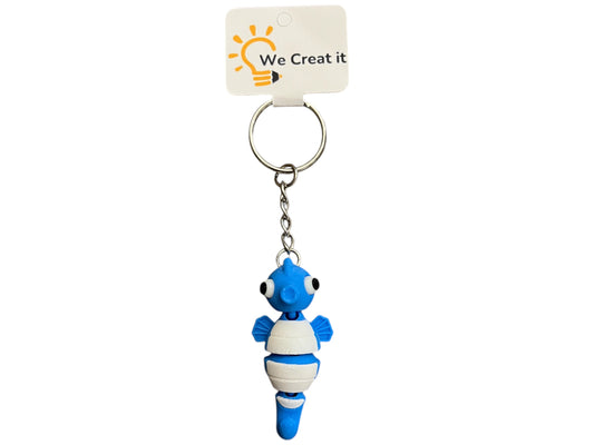 Keychain seahorse