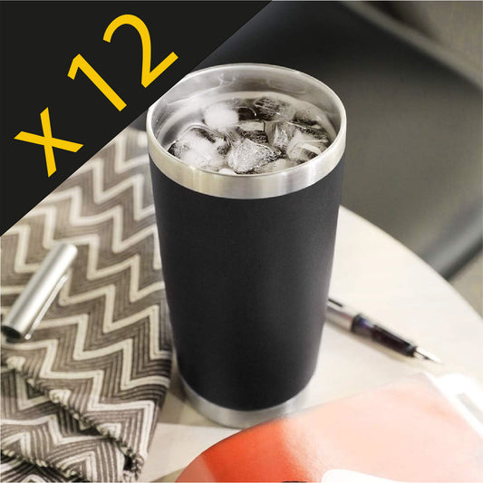 Personalized Laser-Engraved Metal Tumbler: Your Unique Beverage Companion x 12