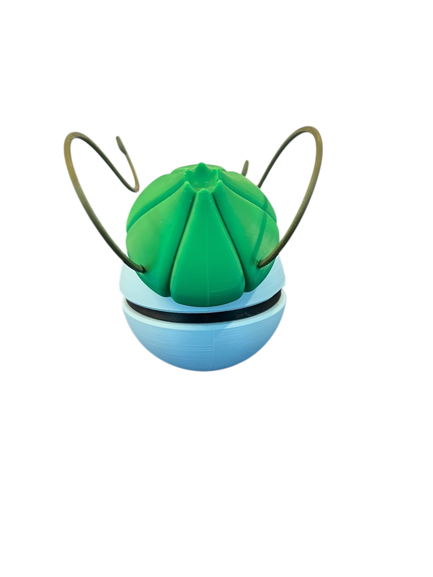 Bulbasaur Pokeball 3D printed