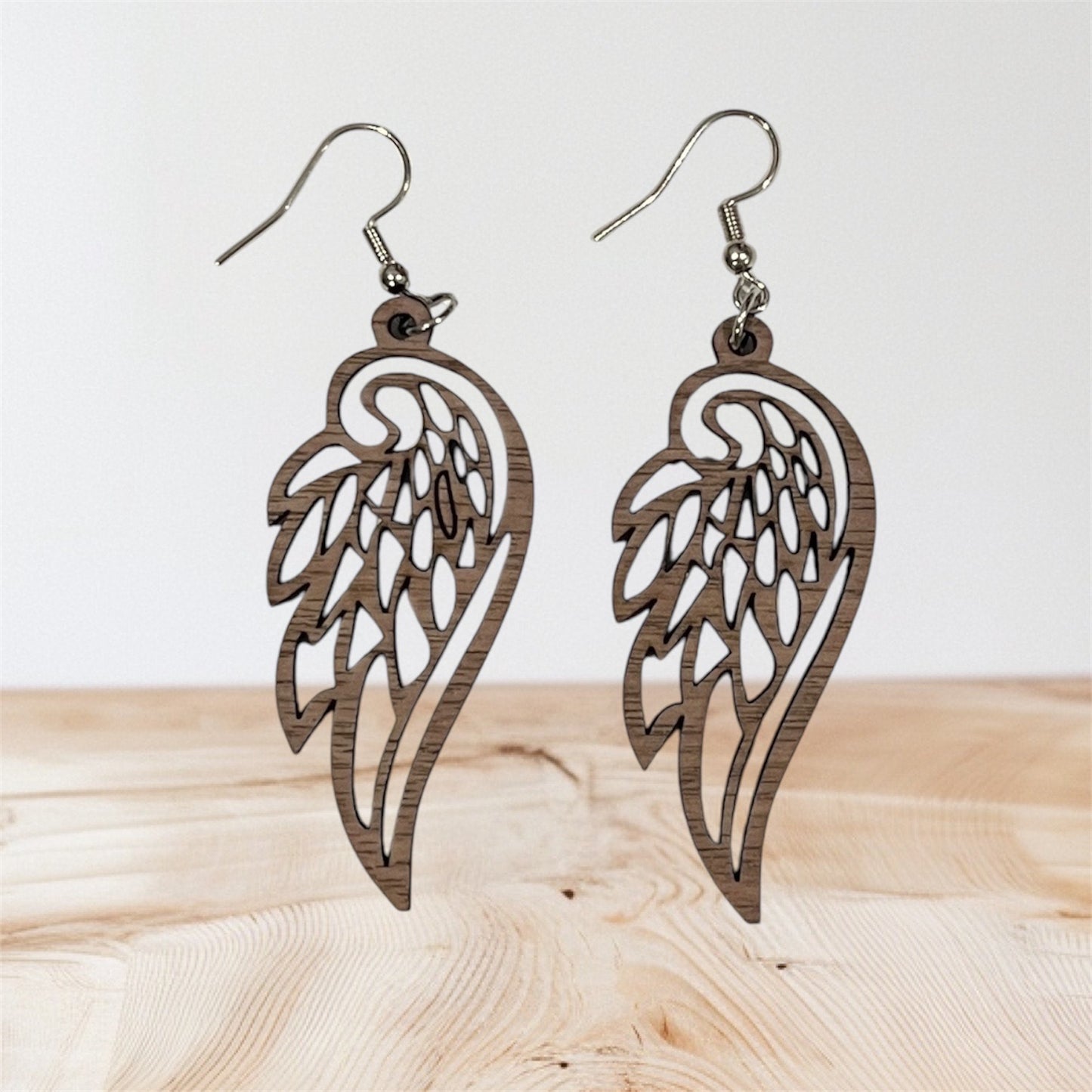 Wood earring