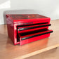 Engraved metal tool box