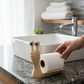 3D Printed Snail Toilet Paper Holder – Fun & Unique Bathroom Decor