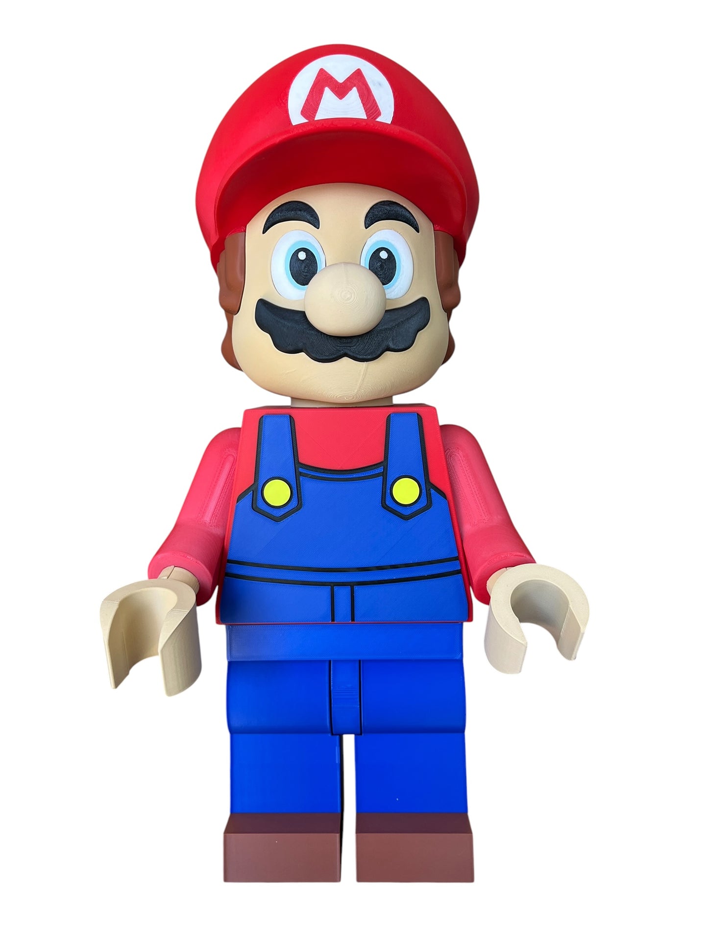 18” Super Mario Inspired 3D Printed Figure – Handmade Gaming Decor