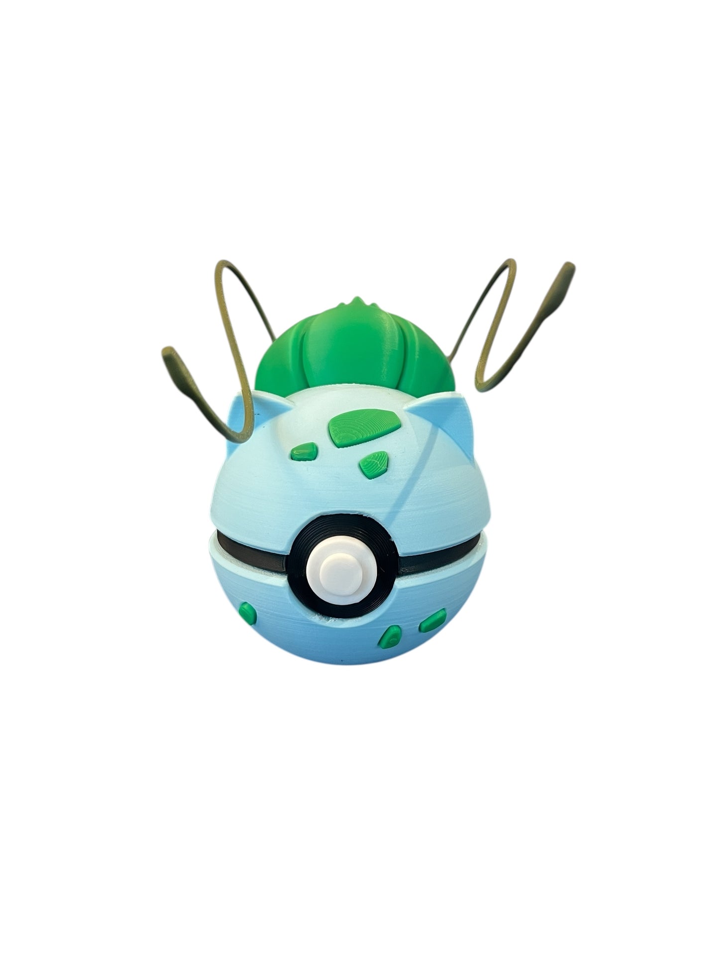 Bulbasaur Pokeball 3D printed