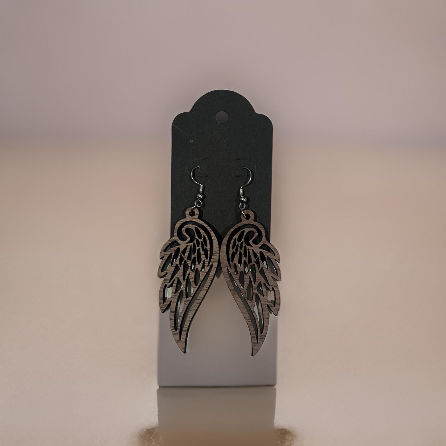Wood earring