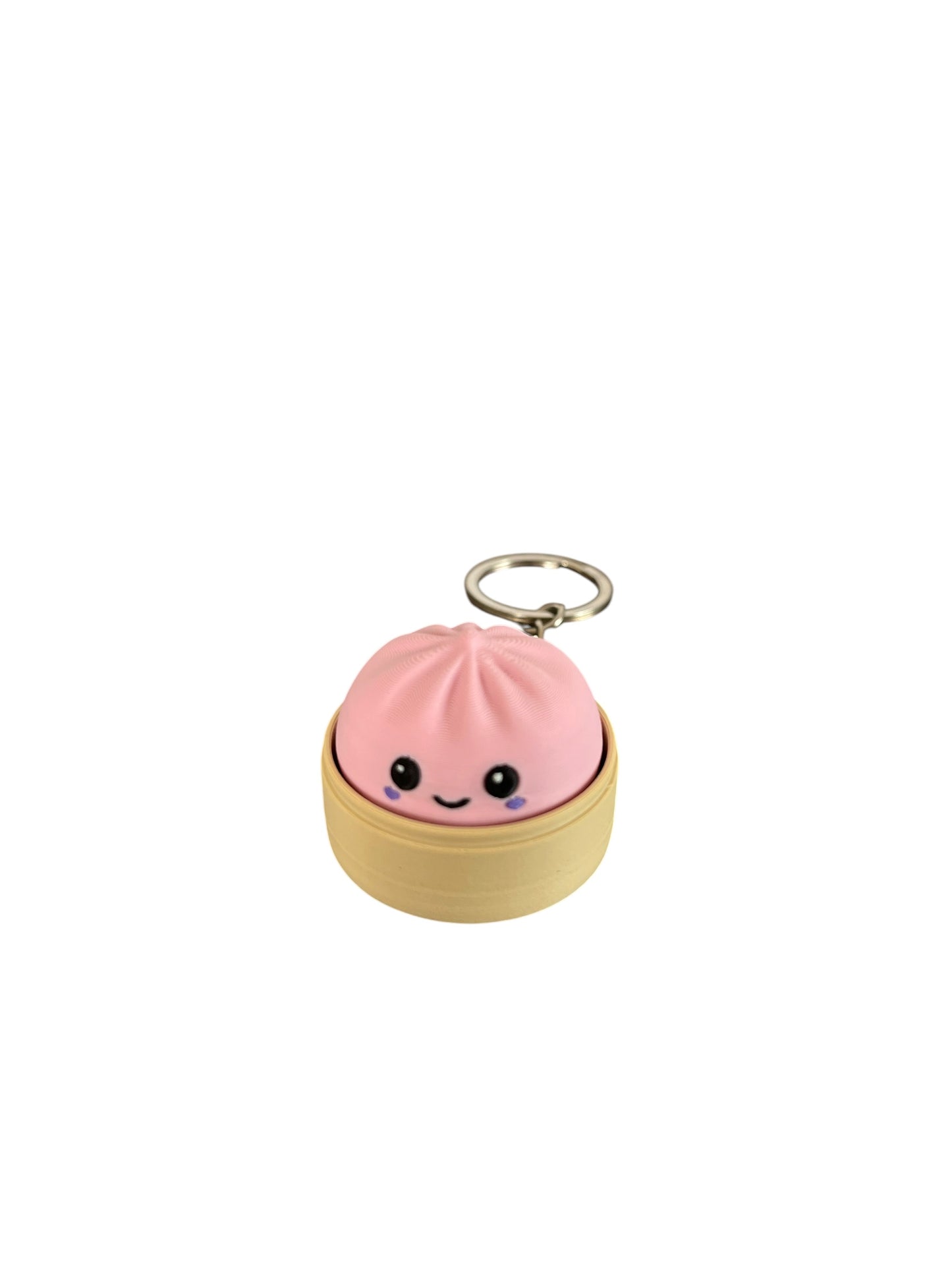 Clicker dumpling keychain