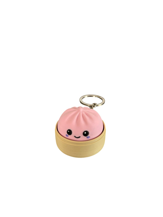 Clicker dumpling keychain