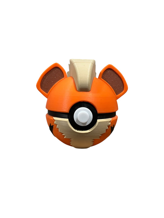 Vulpix ball pokeball 3D printed