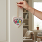 I love you mom sign heart shape