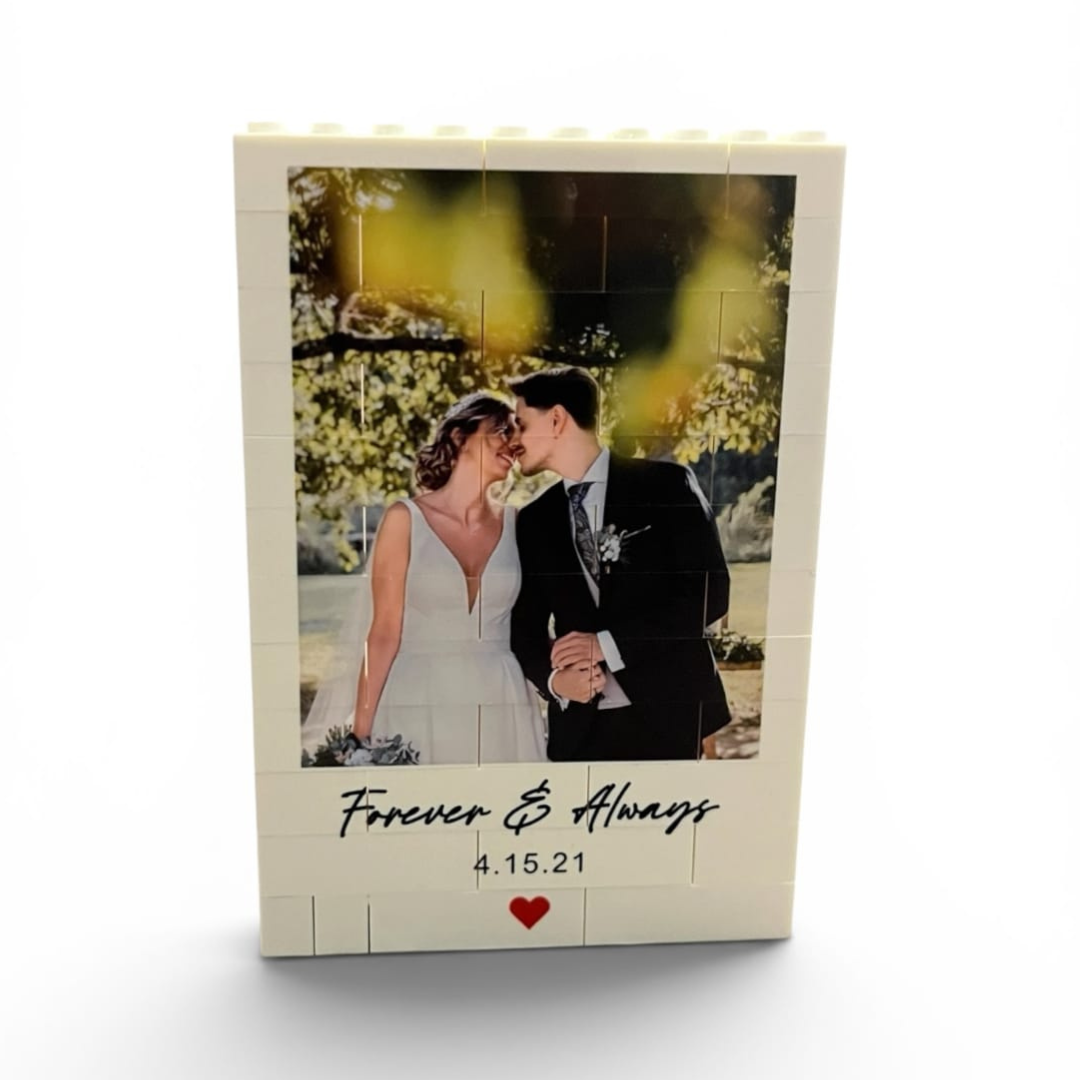 Custom Photo Brick Frames - Personalized Keepsakes