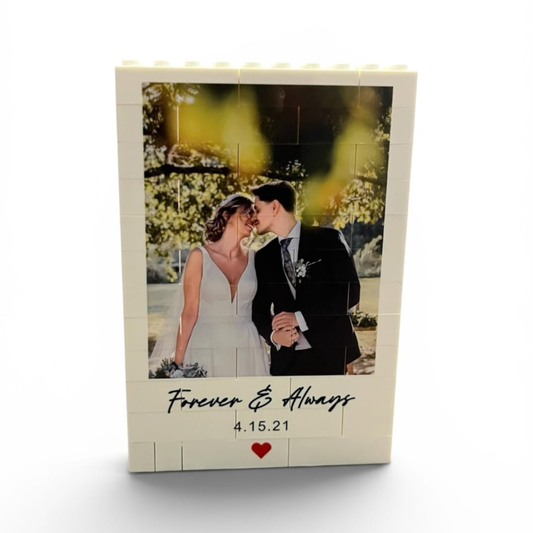 Custom Photo Brick Frames - Personalized Keepsakes