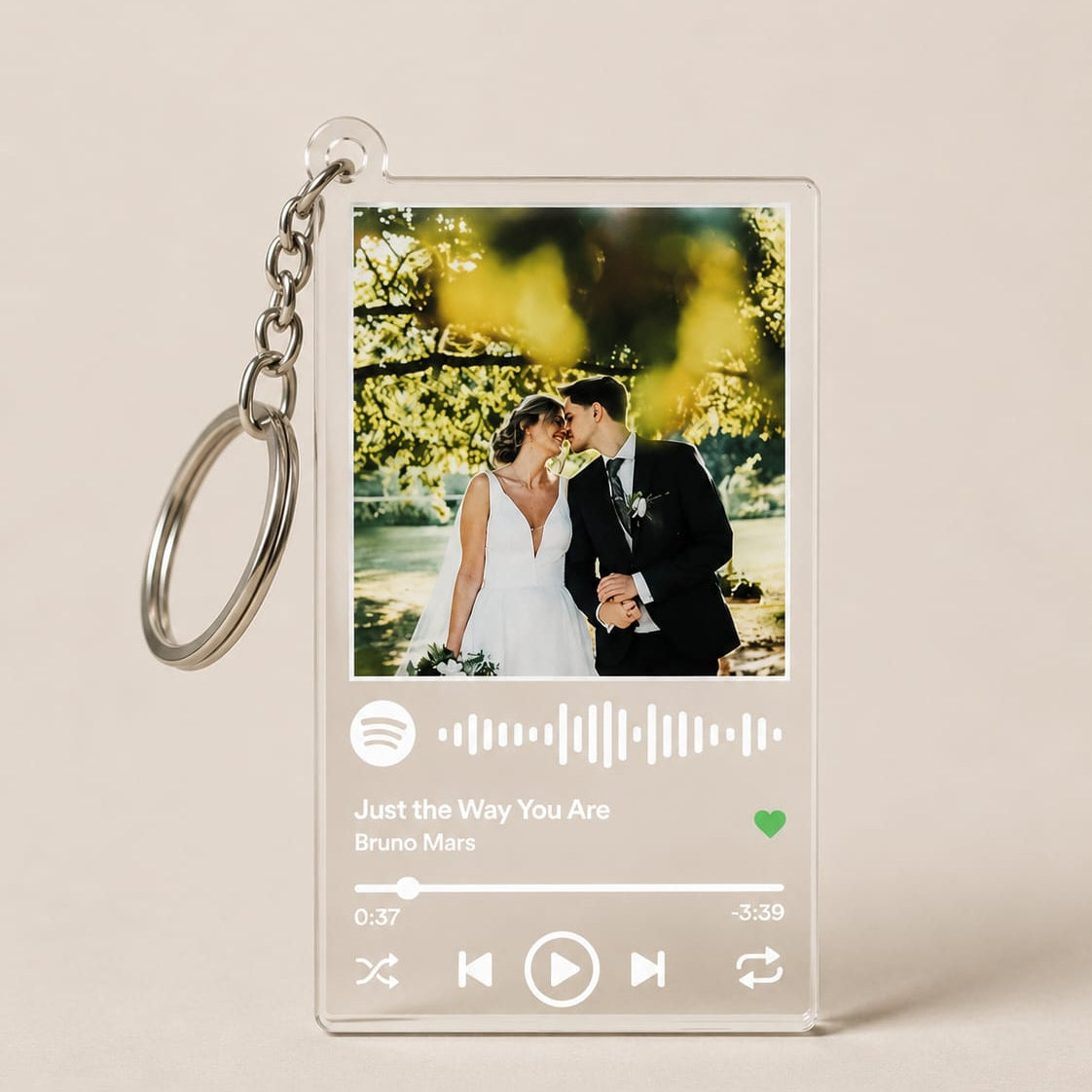 Personalized Spotify Acrylic Keychain