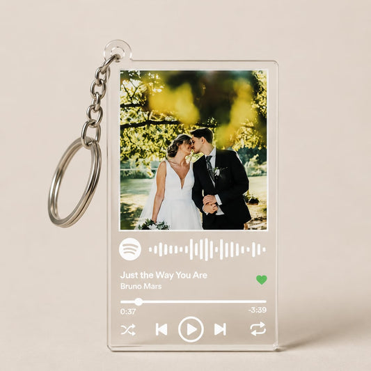 Personalized Spotify Acrylic Keychain