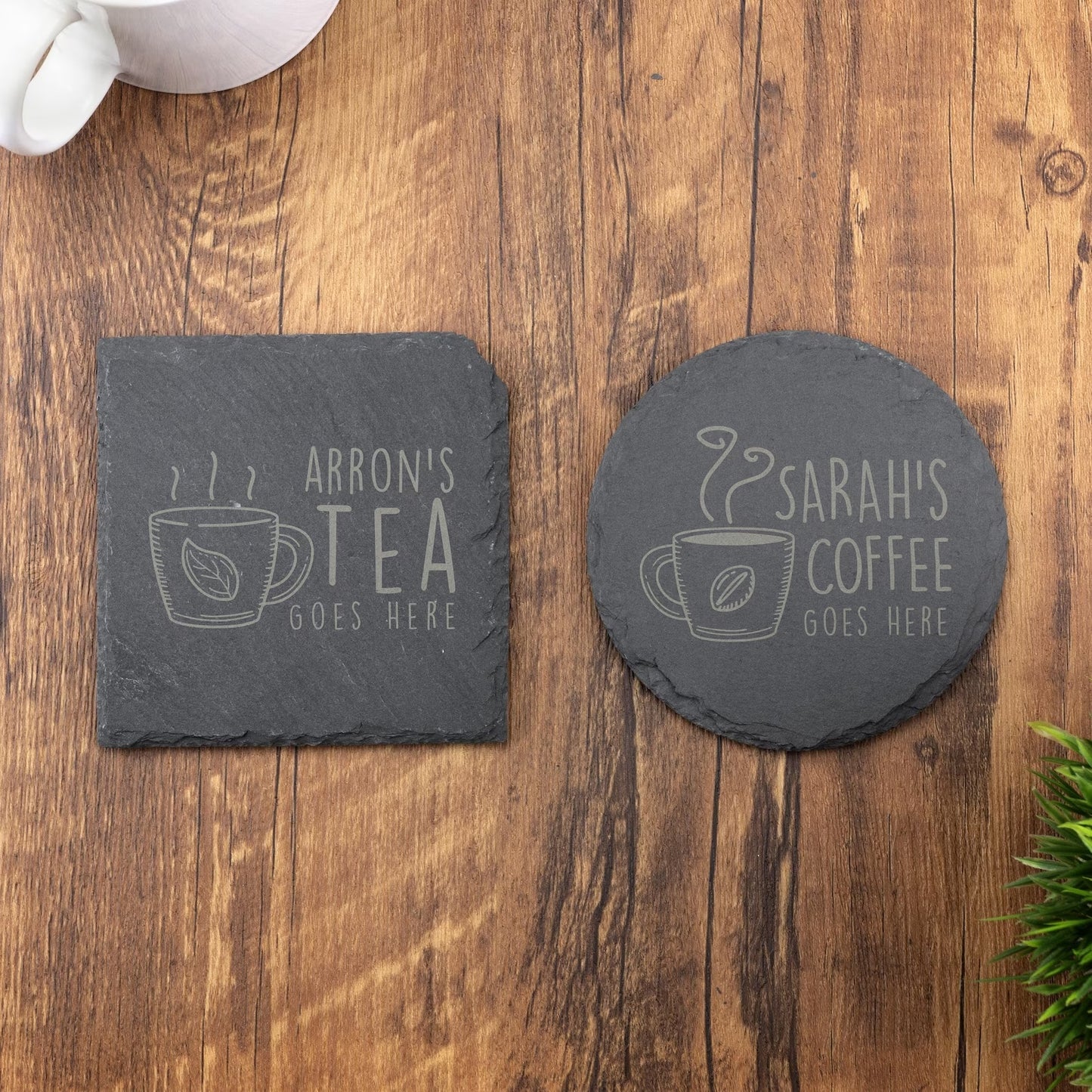 Personalized Exquisitely Crafted Stone Coasters: Elevate Your Table Décor!