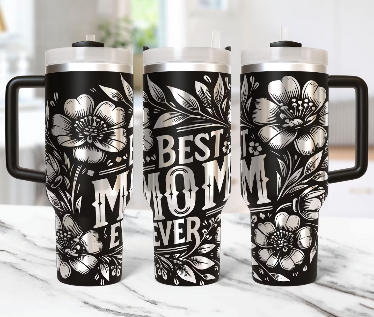 Tumbler Best Mom Ever - 40fl oz